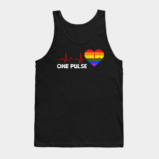 LGBT - One Pulse LGBT Tank Top by AlphaDistributors